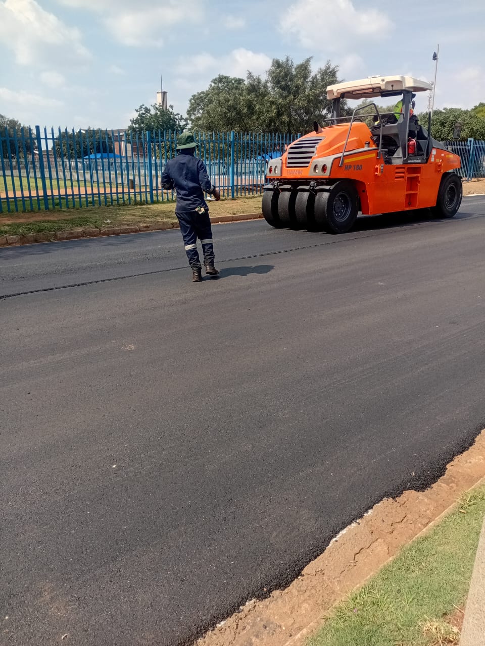 Asphalt parking lot project